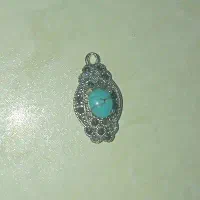 پلاک نقره فیروزه