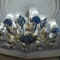 لوستر برنجی با کیفیت|لوستر و چراغ آویز|تهران, منیریه|دیوار