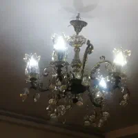 لوستر 5شعله برنج