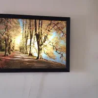 تابلوپاییزدارای چراغ خواب|تابلو، نقاشی، عکس|بندر انزلی, استادیوم|دیوار