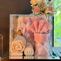 باکس شیشه ای نامزدی و سبد بلهبرون