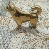 مجسمه برنجی گرگ
