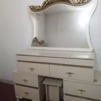 ست کامل سرویس اتاق شامل تخت خواب، دکوری،میز ارایشی|تخت و سرویس خواب|کرمان, |دیوار