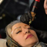 کاور تتوی قدیمی ابرو بدون ریموو / تکنیک GTC