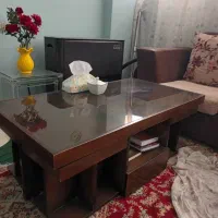 مبل ۷ نفره همراه با میز|مبلمان خانگی و میز عسلی|مشهد, رضاشهر|دیوار