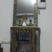 آینه شمعدان و بوفه برنجی