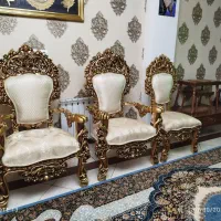 مبل مصری استیل کلاسیک راحتی سلطنتی پنجه شیری|مبلمان خانگی و میز عسلی|محمدیه-قزوین, |دیوار