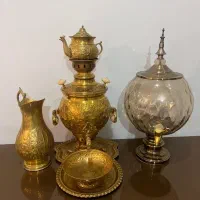 سماور زغالی برنجی|سماور، چایساز، قهوهساز|مشهد, شهرک لشکر (شهرک غرب)|دیوار