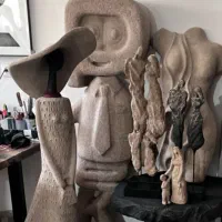 پاپیه ماشه،مجسمه سازی ،آباژور ،اکسسوری
