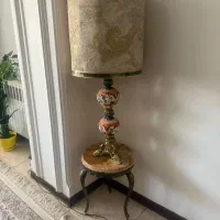 آباژور و میز برنج قدیمی