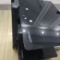 شلف دو طبقه شیشه فلزی