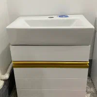 روشویی کابینتی (نو) پی وی‌سی‌ ضد آب چینی درجه یک