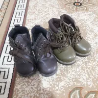 دو جفت نیم بوت پسرونه سایز ۲۴و۲۷ جفتی ۱۵۰