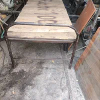 دو عدد تخت سربازی محکم و سالم