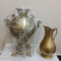 سماور دوکاره برنجی ۶لیتری گازی|سماور، چایساز، قهوهساز|مشهد, جنت|دیوار