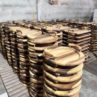 سینی پذیرایی چوبی عمده اصفهان چوب گردو|ظروف سرو و پذیرایی|تهران, بازار|دیوار