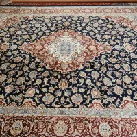 دو تخته فرش ماشینی ابریشمی