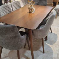 میز غذاخوری مدرن چوب راش با ضمانت|میز و صندلی غذاخوری|همدان, |دیوار