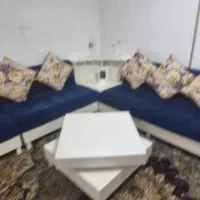 مبل ال ۷نفره بامیزوعسلی|مبلمان خانگی و میز عسلی|کرمانشاه, |دیوار