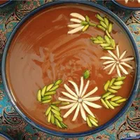 پخش سمنو با جوانه گندم تازه پخت در دیگ مسی