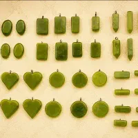 یشم افغان یا زهر مهره زیتونی