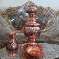 سماور مسی قلمزنی شده