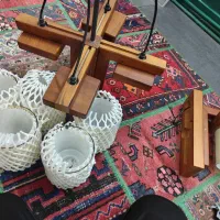 لوستر و دیوار کوب تمام چوب تایلندی