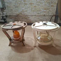 میز قلیان چوبی خاص .مناسب دورهمی‌های خانوادگی