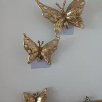 سه عدد پروانه برنجی