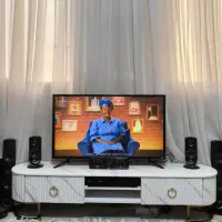 میز تلویزیون و اینه کنسول بدون خط و خش نو