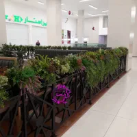 برگهای سبز مصنوعی برای تزئین داخل فلاورباکس