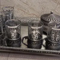 سرویس چای خوری وسینی سیلور