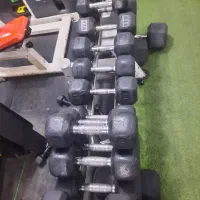 دمبل دست دوم ۵۷۰ کیلو شش ضلعی