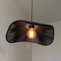 لوستر رافیا|لوستر و چراغ آویز|قم, زنبیل آباد|دیوار