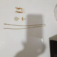 گوشواره .زنجیر.۲ عدد پلاک|جواهرات|تهران, نعمت‌آباد|دیوار