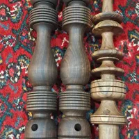 ۳عدد تنه قلیان چوب گردو نو