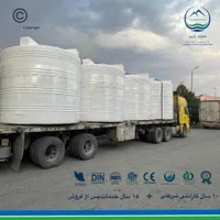 مخزن اب ۶۰۰۰ لیتری دماوند پلیمر منبع پلی اتیلن