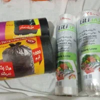سفره یکبار مصرف و پلاستیک زباله و پلاستیک فریزر
