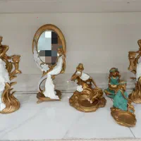 ست آینه شمعدان