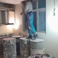 نصاب کناف خط نوری پی وی سی رنگ آمیزی