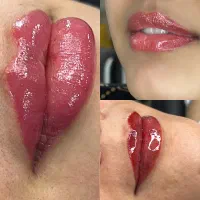 شیدینگ لب فقط با هزینه مواد