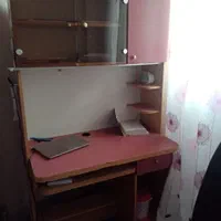 میز تحریر  و کتابخانه  صورتی دخترانه|میز تحریر و کامپیوتر|اصفهان, بوستان آینه خانه|دیوار