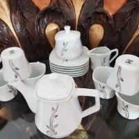 سرویس چای خوری شیک ، ۶ نفره چینی