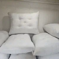 پشتی پنبه سفید