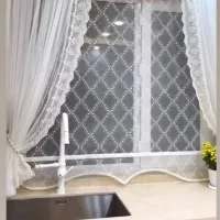 پرده آشپزخانه مدرن با طرح دلخواه