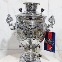 سماور صدف/سماور ۱۰لیتری/سماور برنجی/سماور جعیزیه