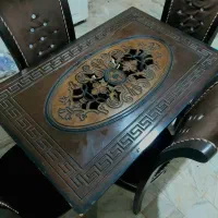 میزناهارخوری ۴نفره تمیز چوبی