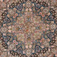 قالی دایره/چله ابریشم