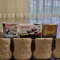 سرویس قابلمه و آبمیوه‌گیری /پلوپز/ نو مناسب جهیزیه