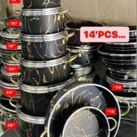 سرویس 14 پارچه طرح سنگ